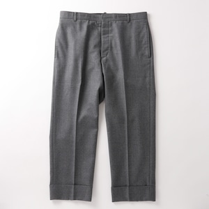 【定価18万】THOM BROWNE special flannel wool slacks pants made in JAPAN  size3 Classic  mint condition ／ トムブラウン 高級生地 フランネル ウール スラックス  サイズ3 日本製 チャコールグレー クラシック 極美品