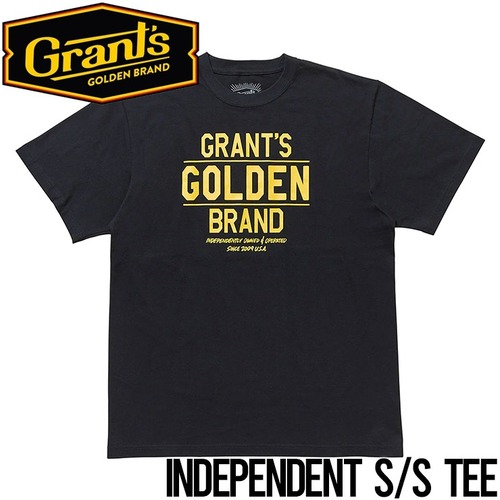 半袖Tシャツ Grants Golden Brand グランツゴールデンブランド INDEPENDENT S/S TEEL
