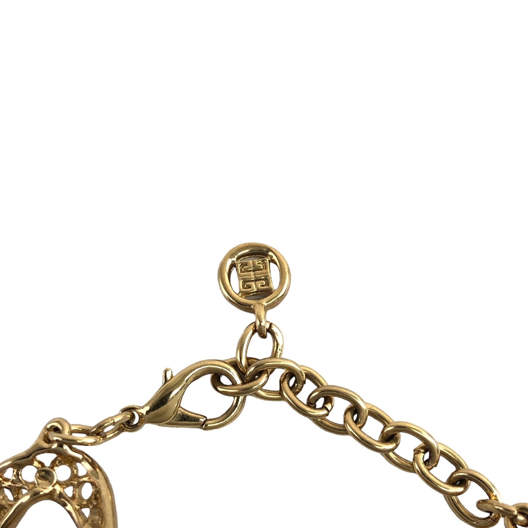 GIVENCHY ジバンシィ ブレスレット ゴールド vintage GIVENCHY ジバンシィ ブレスレット ゴールド vintage