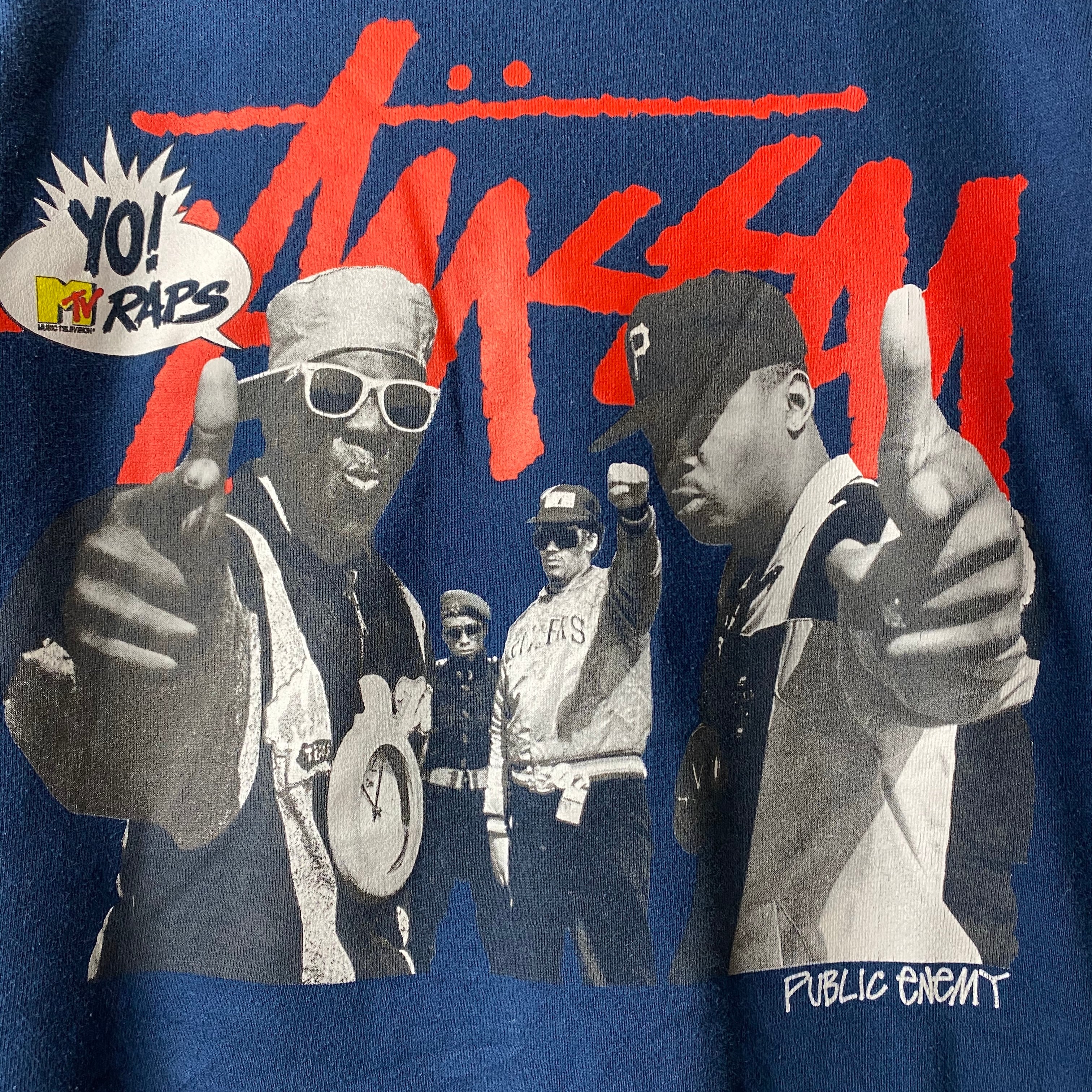 STUSSY×Yo! MTV RAPS sweat “public enemy” | NOIR ONLINE