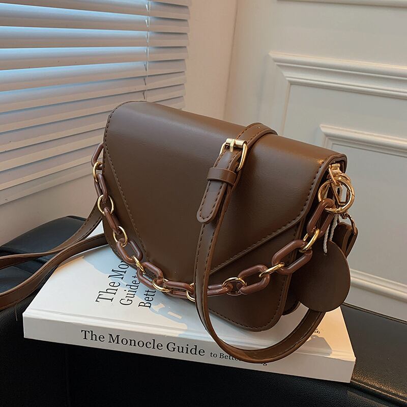 スタンダードオータムウィンター レトロ 秋物 冬物 スクウェア メッセンジャーバッグ 手作りハンドバック54256037895