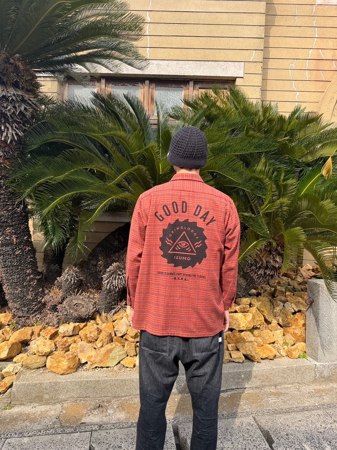 OLD CLOTHES checked L/S SHIRTS (ウール)