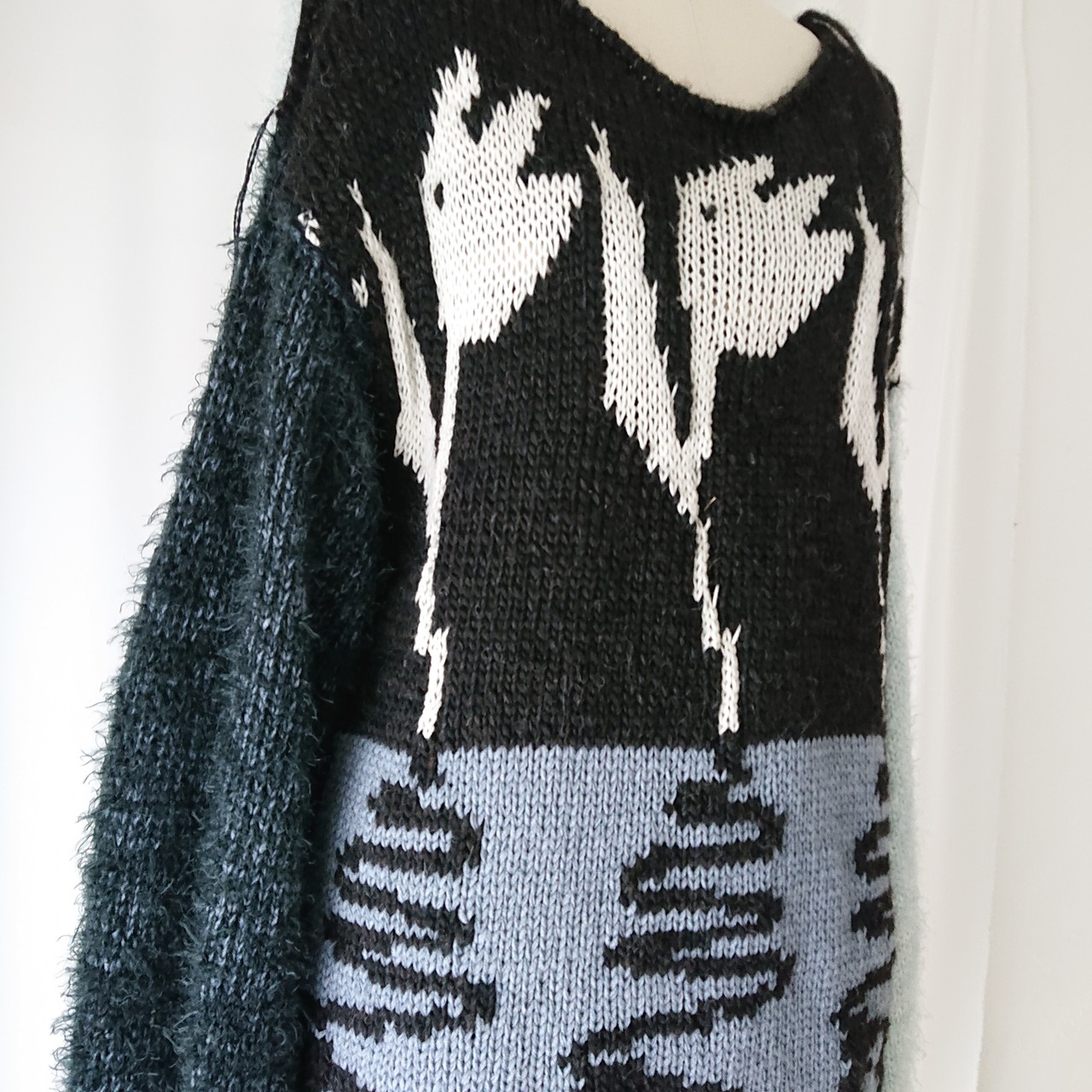 Yusho Kobayashi flower shadow knit | KIAM PARLOUR