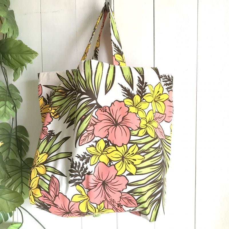 ウリウリバック 3点SET♪white Pink Hibiscus | &.Aloha あんど.あろ