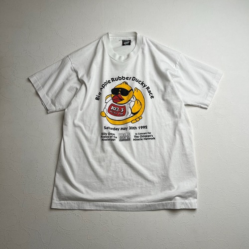 90s USA　イベント　ラジオ　アヒル　シングルステッチ　Tシャツ　XL