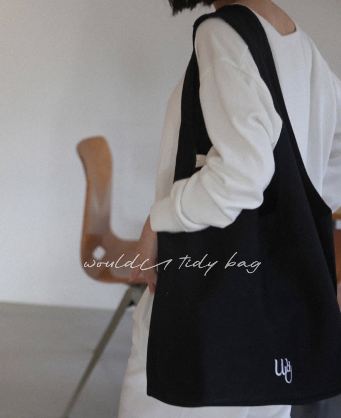 【予約】would.u / tidy bag (large)black