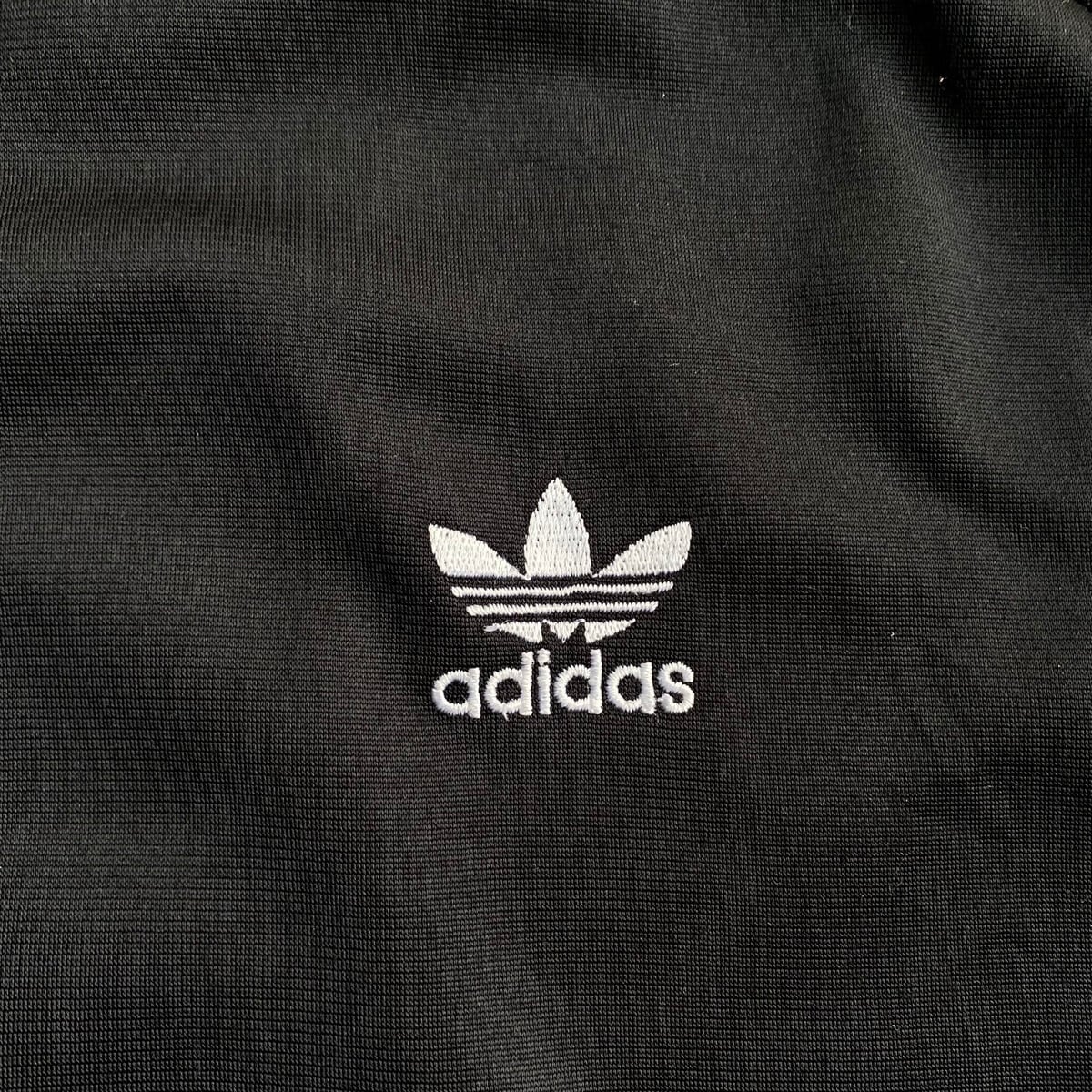 90sアディダストラックジャケット古着刺繍ロゴグレーウォームアップXL