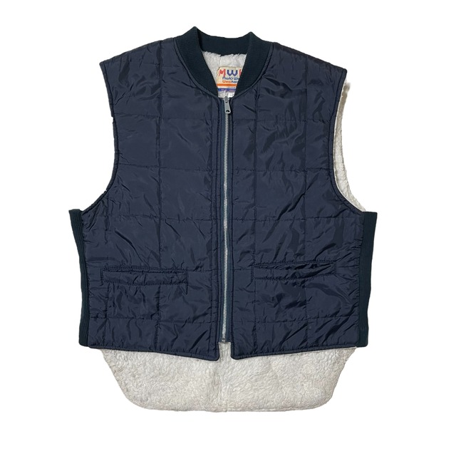 "Mark's Work Wearhouse"90's〜 キルティングベスト 中ボア ThreeF