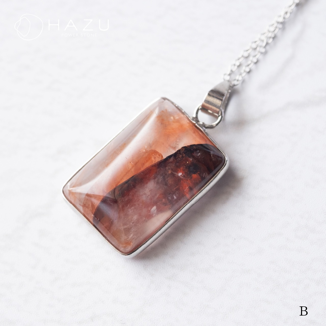 SALE【1点もの】ライモナイトインクォーツ・ネックレス