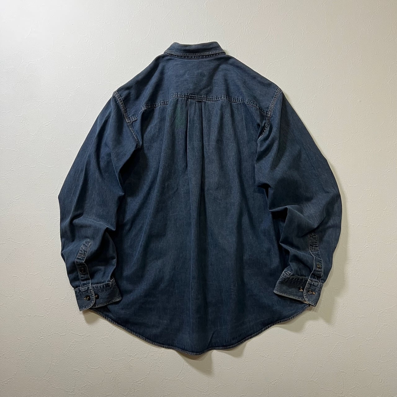 90s BURBERRY LONDON デニムシャツ バーバリー 長袖シャツ 古着 | RUFFY