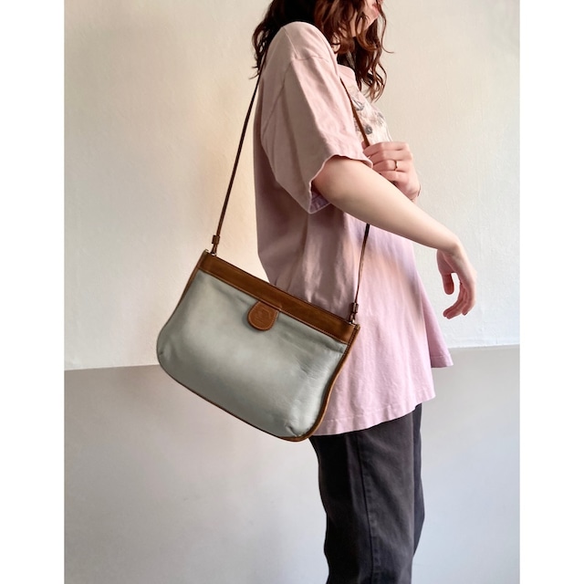 1980s【GHURKA】No.40 THE ESCORT Leather Shoulder Bag