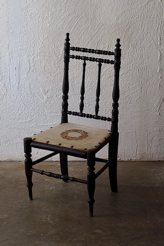ステッチ座面 ドールチェア-antique doll chair | アンティーク