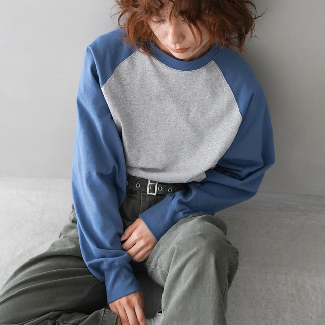 alee 配色 ラグラン Tee｜ラグランスリーブ