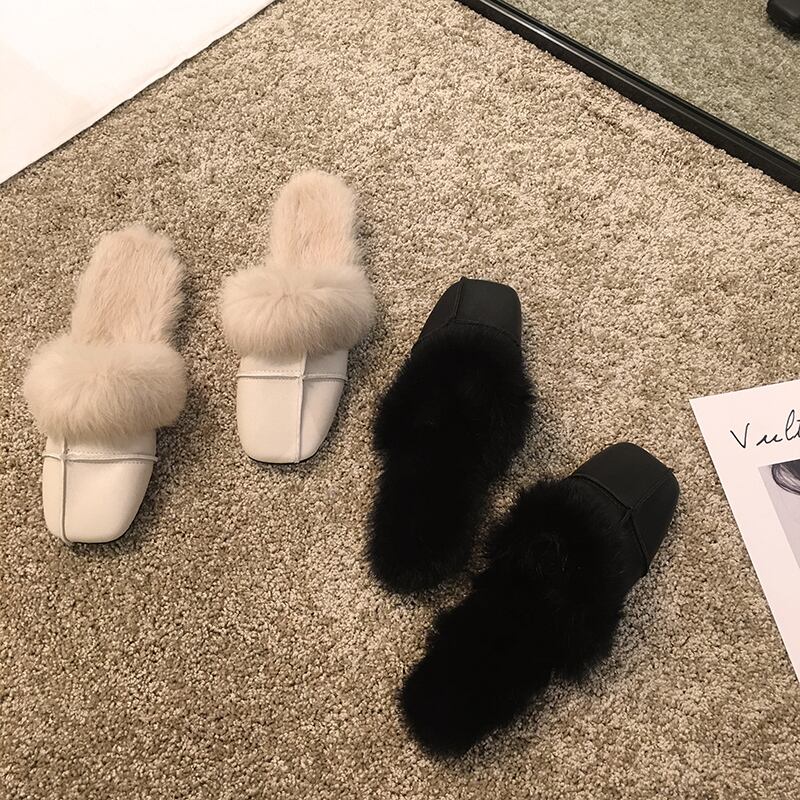 ミュール 靴 シューズ スクウェア フェイクシューズ7934732