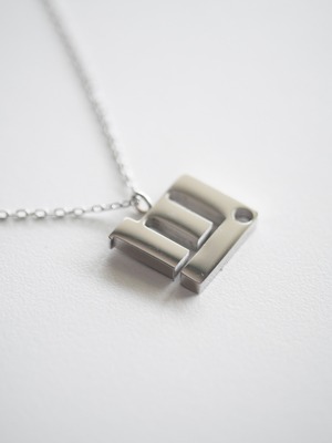 Logo charm necklace