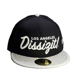 DISSIZIT / LA Dissizit New Era Cap / Black w/Wht