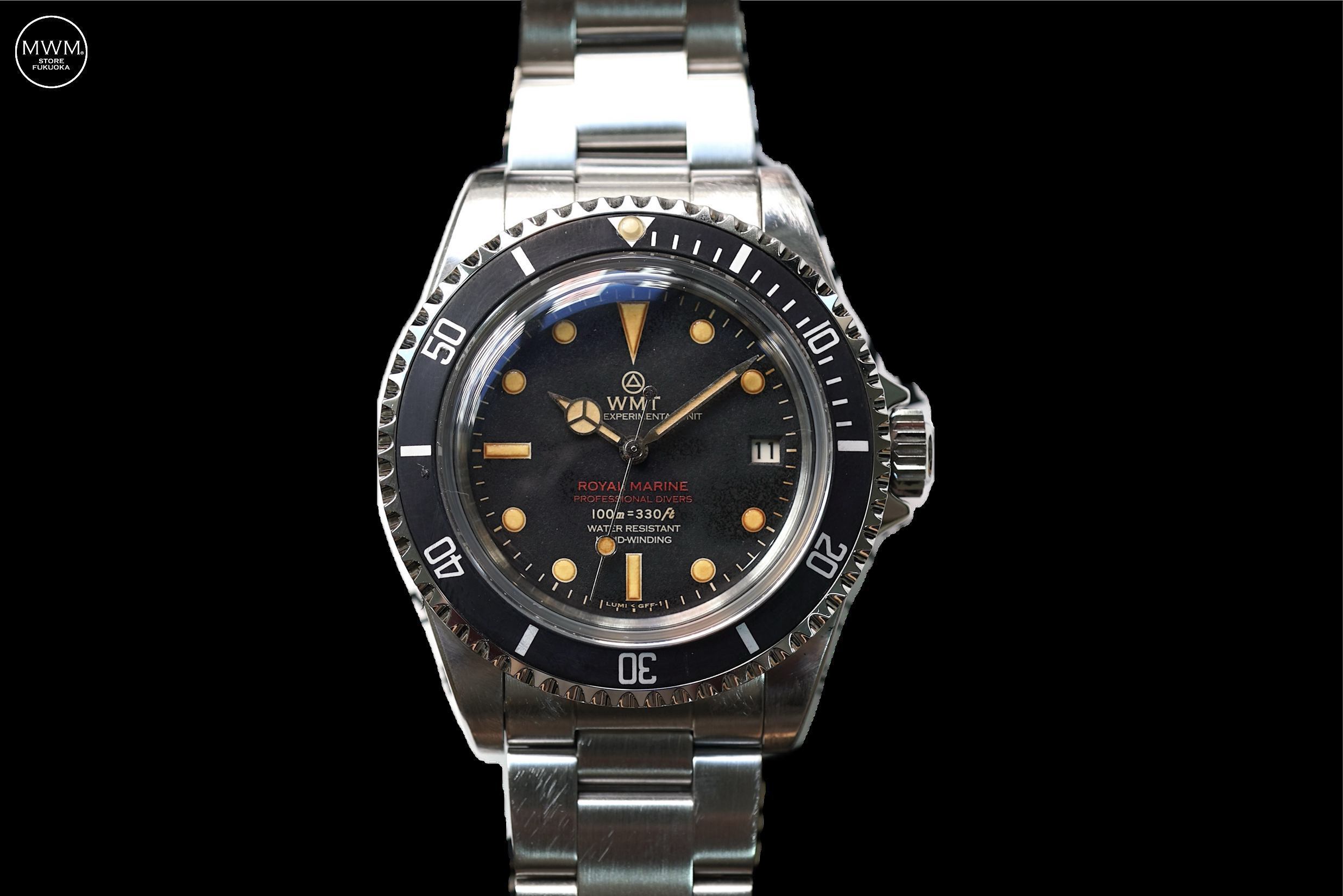 WMT × MWM 限定モデル ROYAL NAVY ミリタリー サブマリーナ（WMT初  