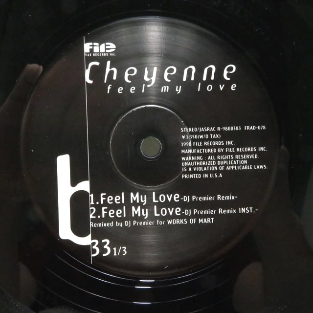 Cheyenne / Feel My Love [FRAD-078] - 画像4