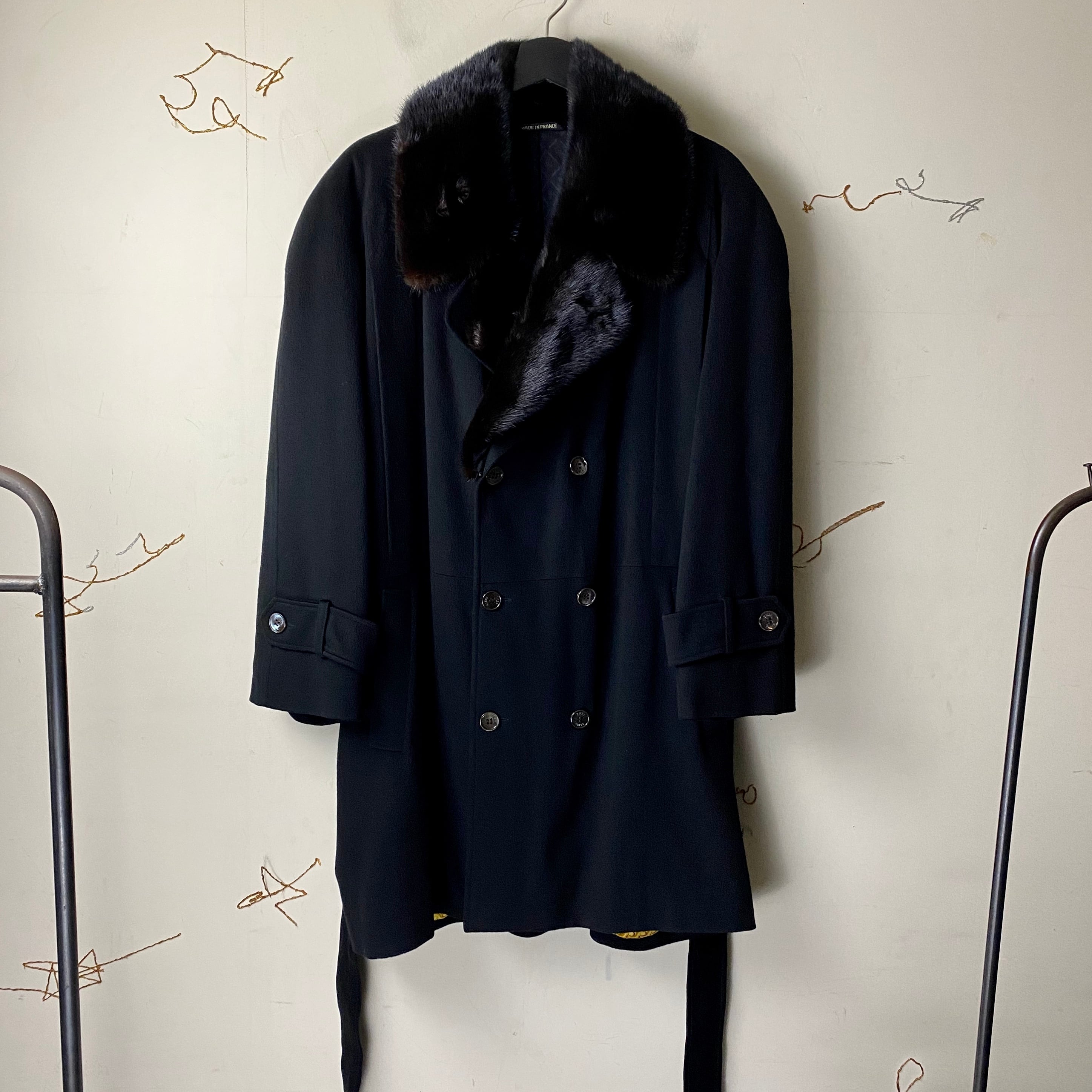 ZILLI cashmere coat with fur | NOIR ONLINE