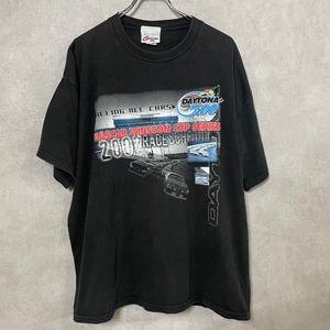 DAYTONA NASCAR モータースポーツ DAYTONA T-shirt 半袖Tシャツ サイズ XL ブラック