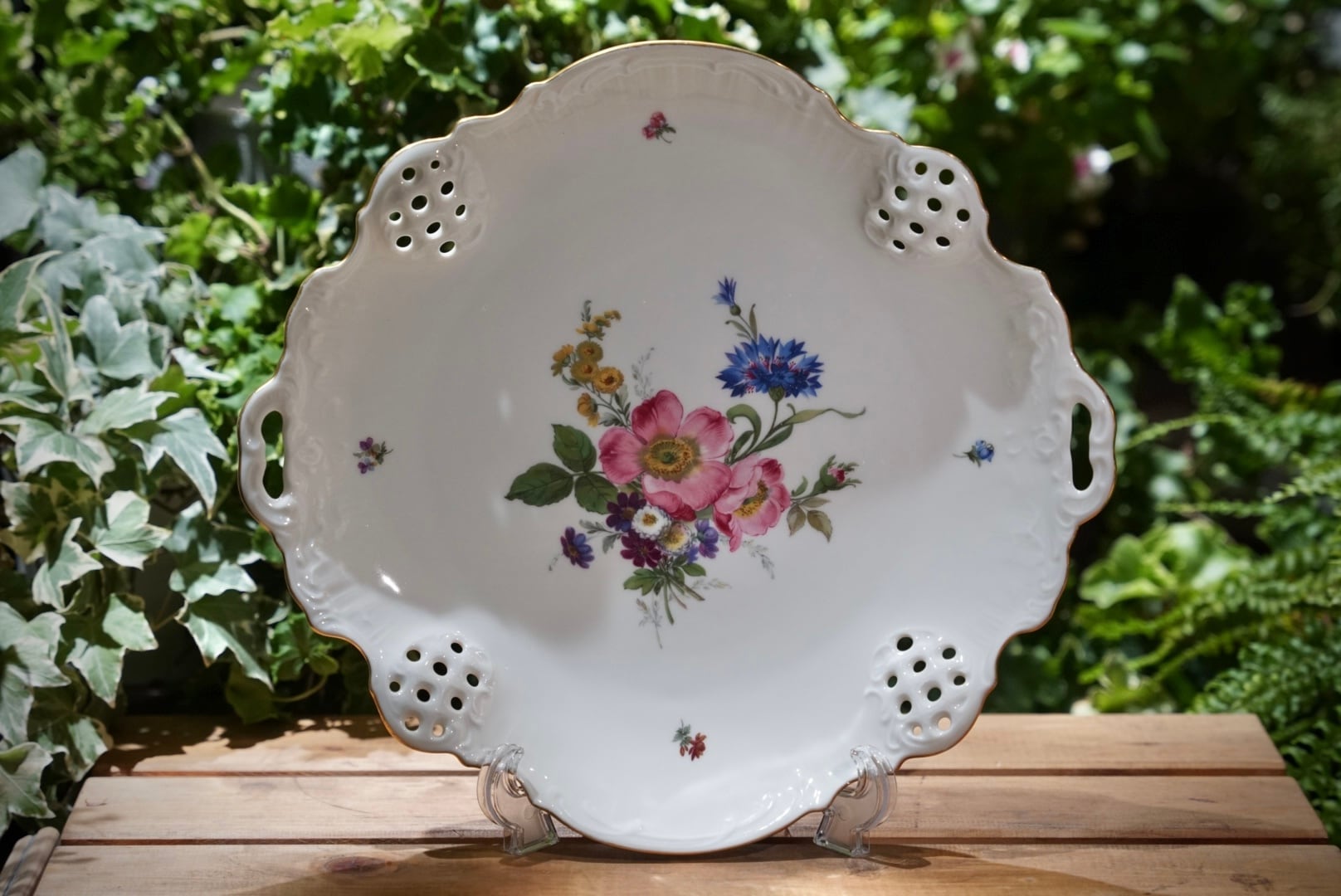磁器　金継ぎ　ローゼンタール 大皿 plate Rosenthal社許諾済 Rosenthal（ローゼンタール） 「クラシックローズ」大皿 | GARDEN IN