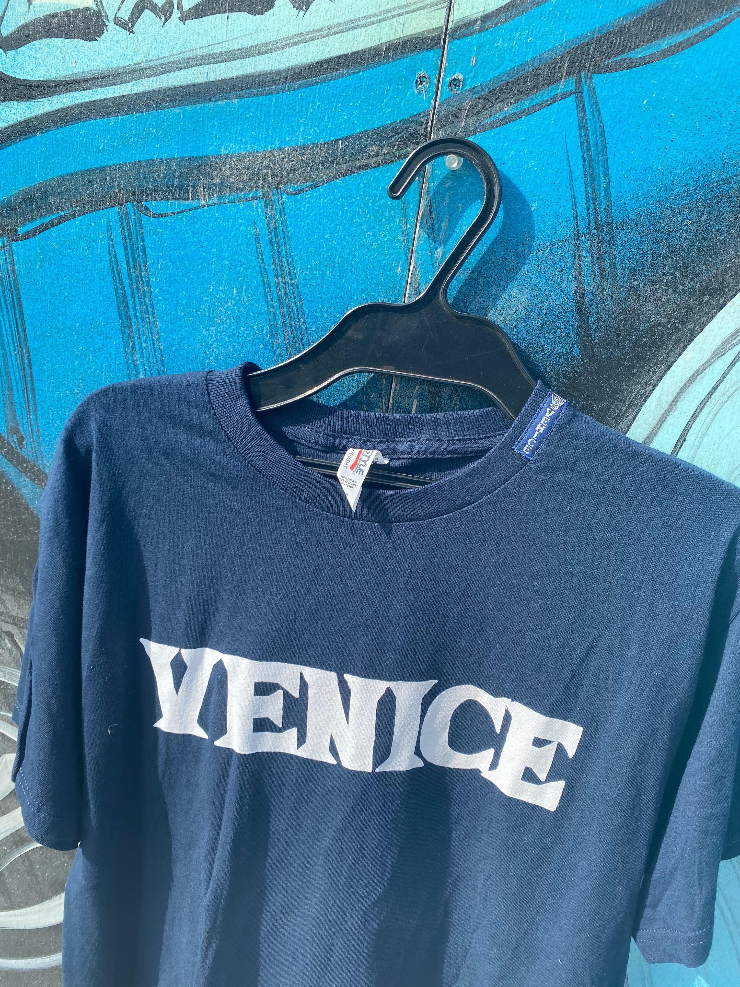 VENICE STREETWEAR】VENICE OG LOGO T-Shirts BLACK or NAVY VENICE STREETWEAR】VENICE OG LOGO T-Shirts BLACK or NAVY