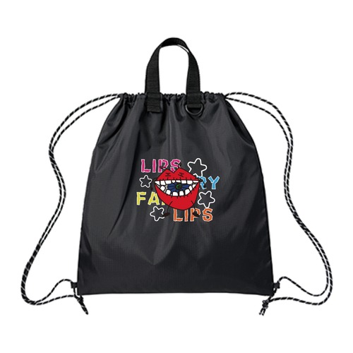 LIPSFAIRY ナップサック ブラック色