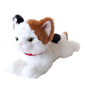 【努力特価】サンレモン ひざねこ ミケ SS 11×29×12cm ぬいぐるみ アニマル かわいい 猫 ネコ P-8052