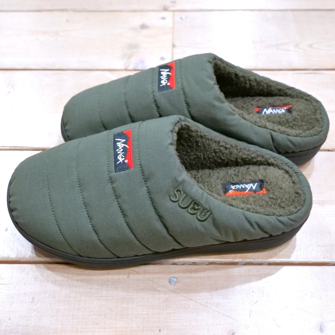 SUBU x NANGA HINOC WINTER SANDAL khaki NAG-512 スブ×ナンガ