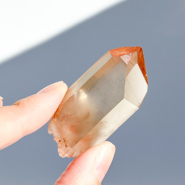 ファントム◎セーラ・デ・カブラル産タンジェリンレムリアンクォーツ 原石41◇ Tangerine  Lemurian Quartz ◇ 天然石・鉱物・パワーストーン