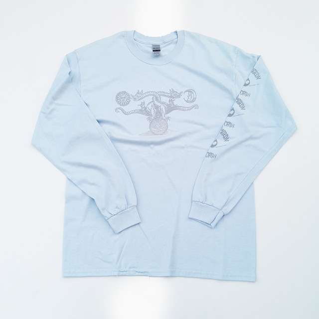 FAT PIGEON RECORDS "Soul Sacrifice" LONG TEE Light Blue L