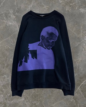 "RAFSIMONS 05AW" front graphic design over size sweat