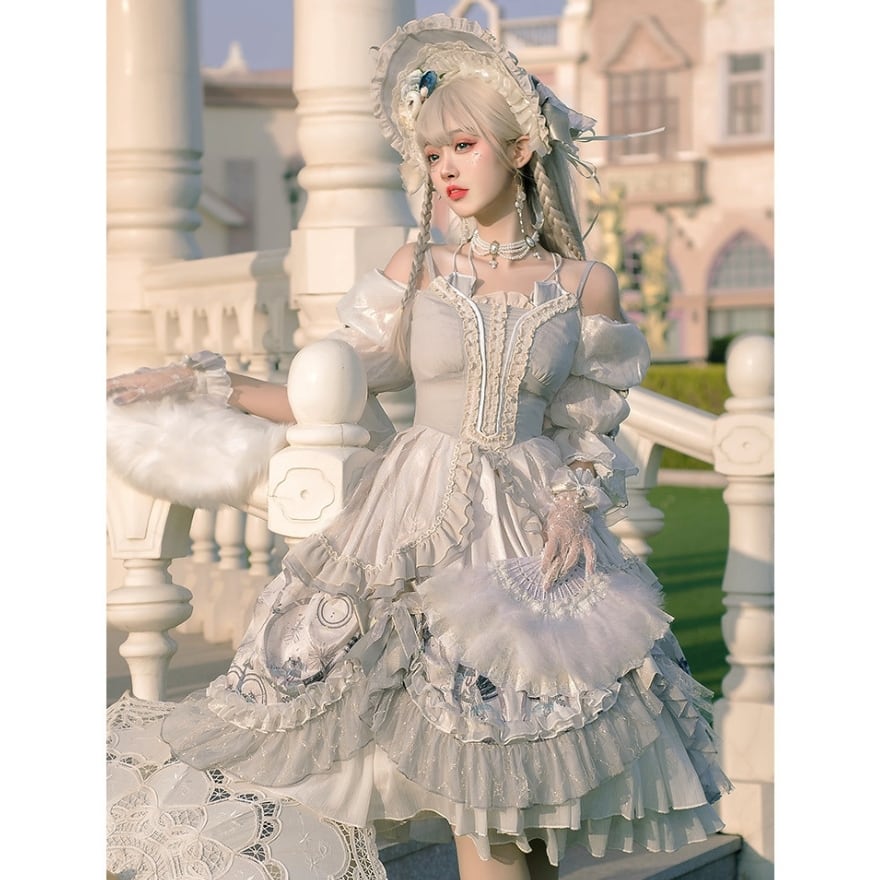 SEASONZ ボンネット 帽子 ヘアアクセサリー プリンセス 薔薇少女 ゆめ