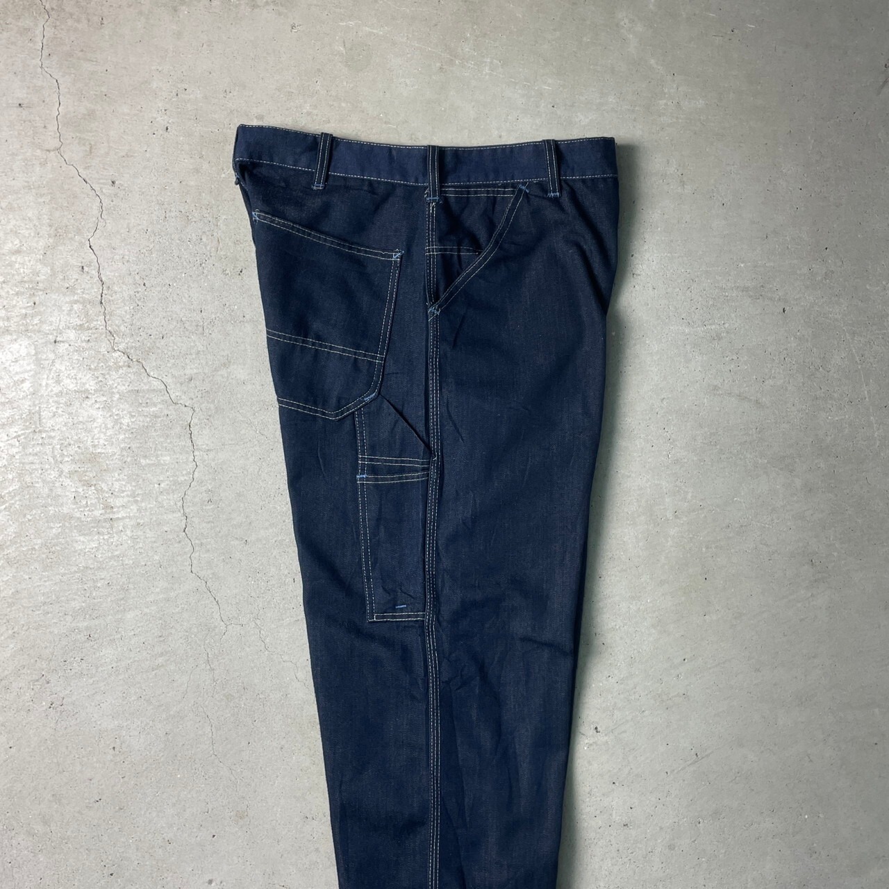 70年代 Sears シアーズ デニムペインターパンツ バットダイ メンズW36 