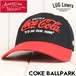 AMERICAN NEEDLE アメリカンニードル COKE Ballpark Coca-Cola コラボ ストラップバックキャップ 帽子 SMU674AC-COKE 日本代理店正規品