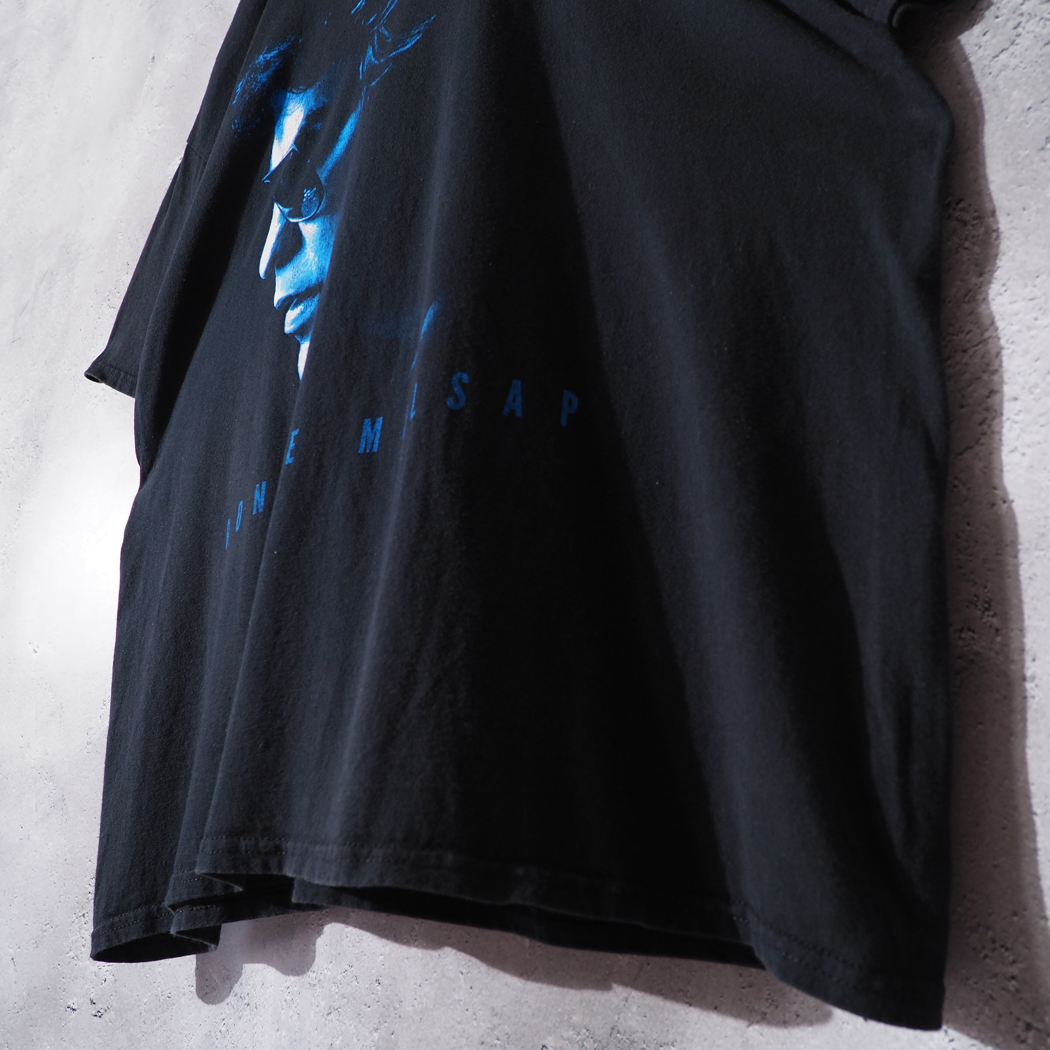 ” Ronnie milsap ” smoky mountain rain printed loose black Tee