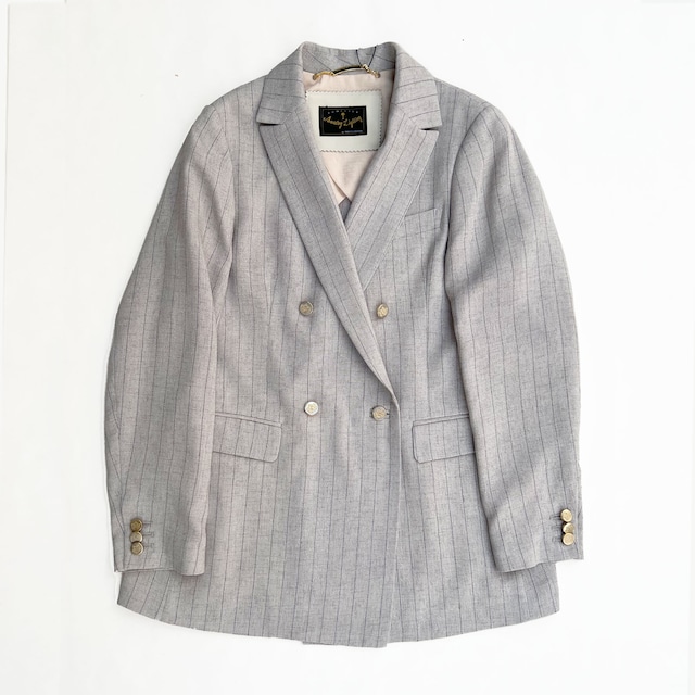 W Jacket／STRIPE BEIGE