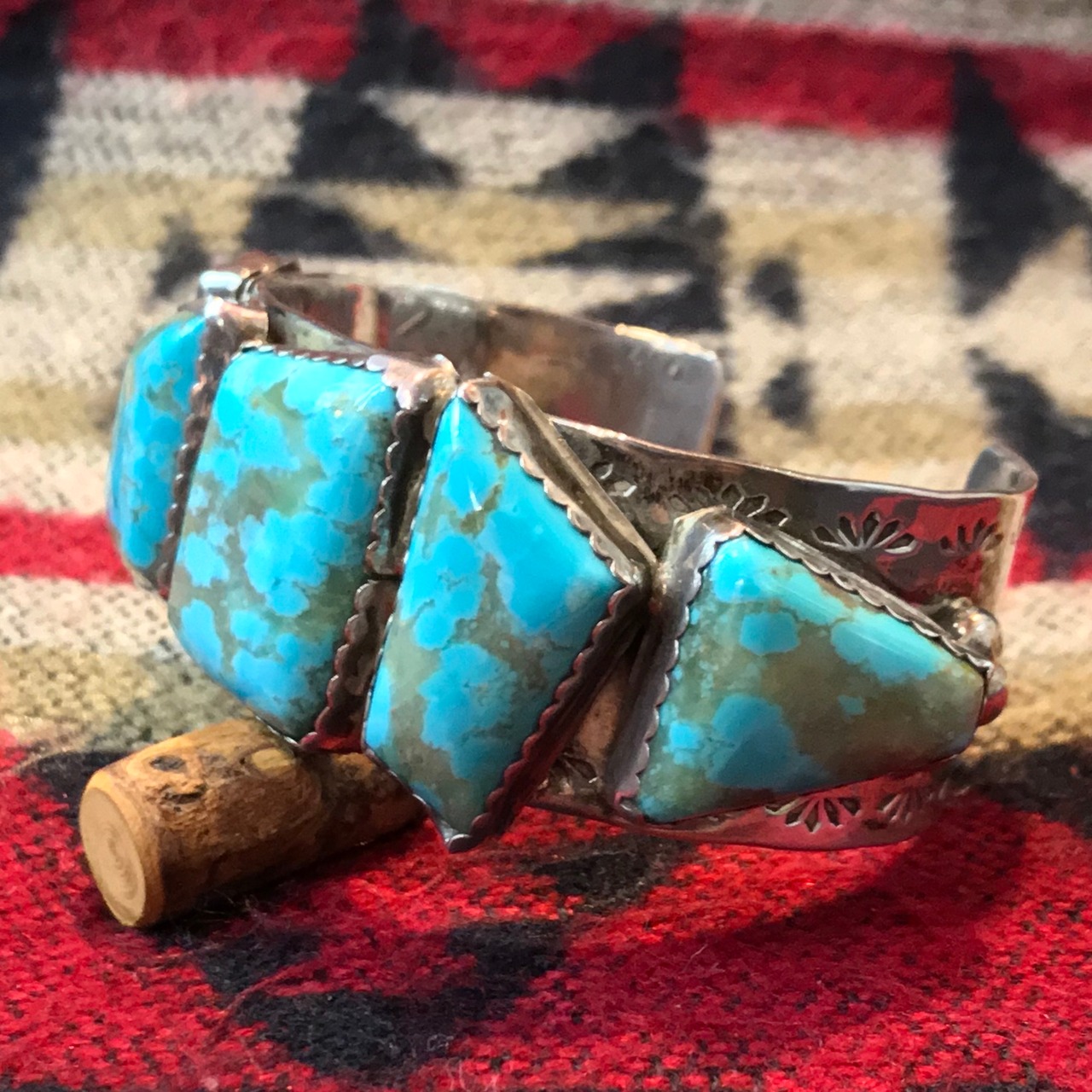 ターコイズマウンテン ターコイズ スタンプワーク / NAVAJO ナバホ 