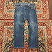 70s USA製 Lee Riders 200 デニムパンツ ヴィンテージ リー W36 L30 W88cm L ヒゲ 濃紺 ユニオンチケット アメカジ 80s