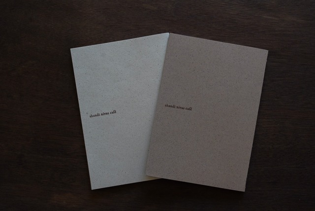 booklet「shandi nivas café」