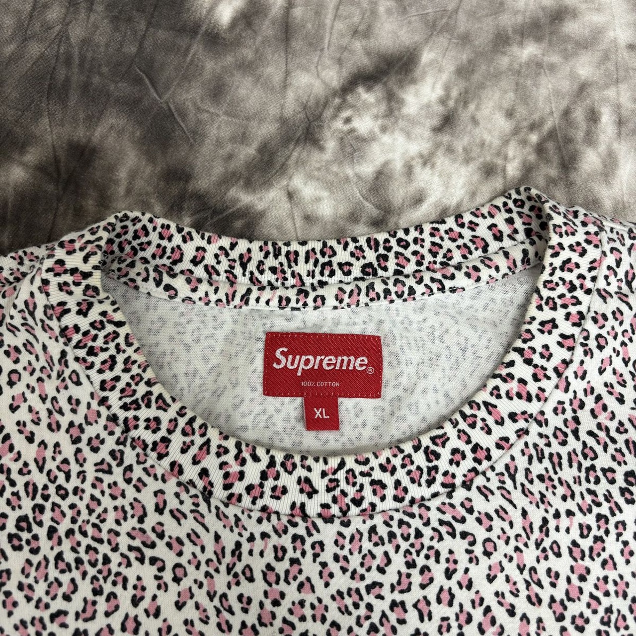 Supreme/シュプリーム【22SS】Small Box Logo Tee Pink Leopard  