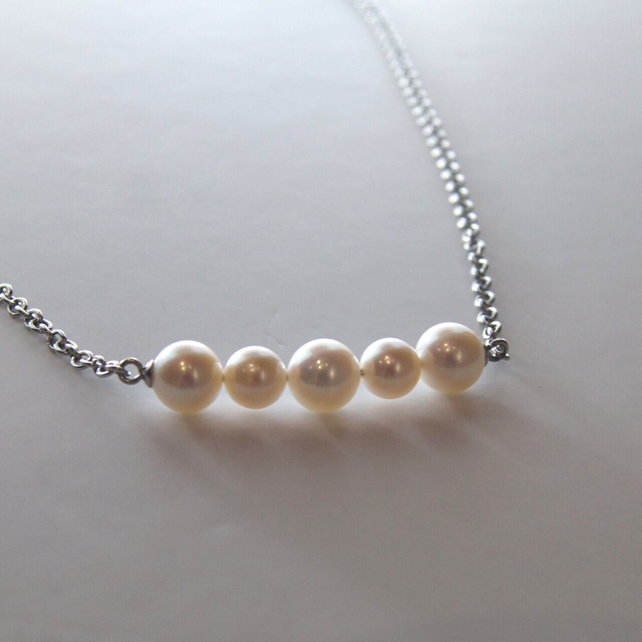 展示】Akoya Pearl Neckless Baund ｜伊勢志摩産 あこや真珠 本真珠 ...