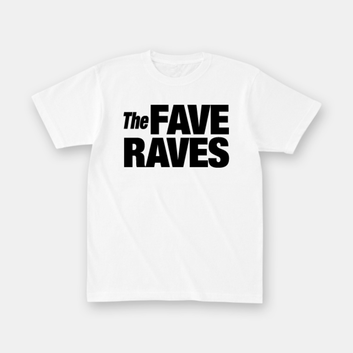 Fave Raves The Fave Raves ロゴTシャツ (white) | Green Union Records
