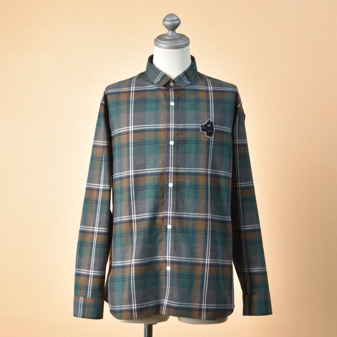 weac. ウィーク OOKAMIKUN ネルチェックシャツ【送料無料】