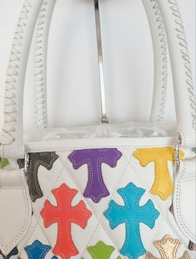 CHROME HEARTS クロムハーツ トートバッグ スリーセメタリーホワイト CHROME HEARTS クロムハーツ トートバッグ スリーセメタリー