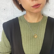 バイカラーパールネックレス