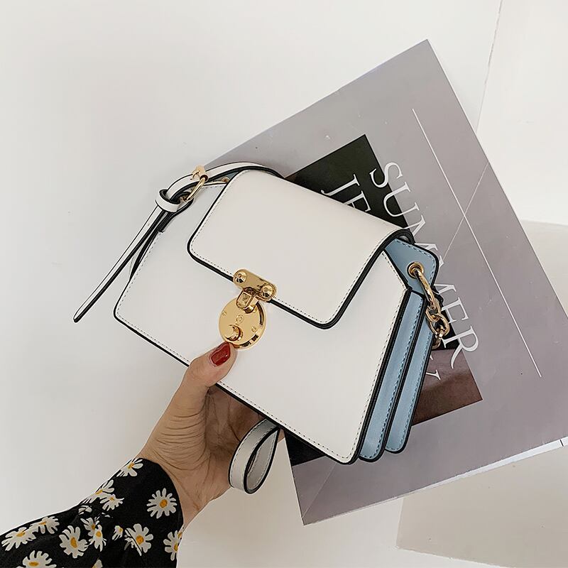 スモールバッグ女性バッグ2020夏の新しい波の質感ワイルドチェーンショルダーメッセンジャーバッグinsファッション小さな正方形のバッグ Tiancai_Wing_Bag2450123