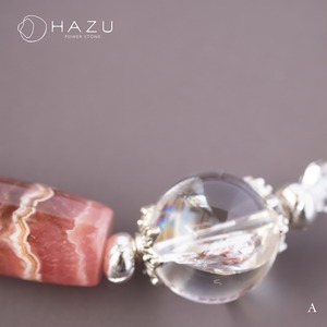 選べる・インカローズ天珠［インカローズ／水晶／アイリスクォーツ］