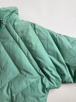 Mint green down jacket