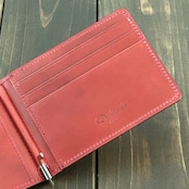 HORWEEN × レーデルオガワ ホースバット マネークリップ レッド